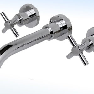 MEZCLADORA PARA LAVABO A LA PARED