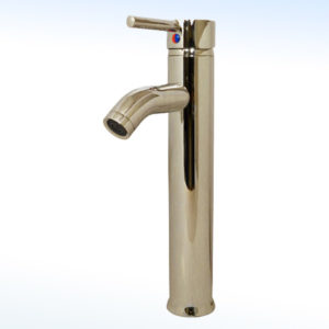 MEZCLADORA MONOMANDO ALTA PARA LAVABO