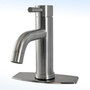 MEZCLADORA MONOMANDO PARA LAVABO CON CHAPETÓN