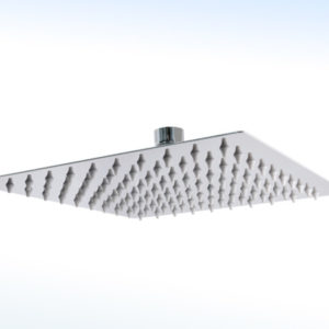 REGADERA ULTRA DELGADA CUADRADA DE 6” X 6“ SIN BRAZO