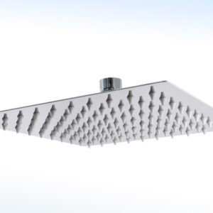 REGADERA ULTRA DELGADA CUADRADA DE 8” X 8“ SIN BRAZO