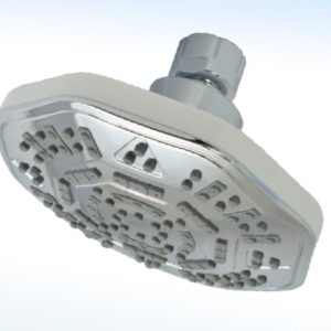 REGADERA HEXAGONAL DE 5” Ø SIN BRAZO