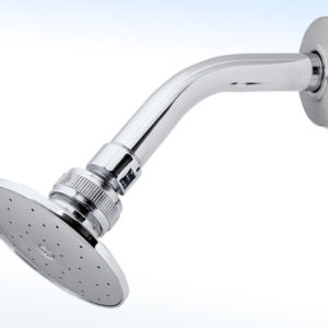 REGADERA REDONDA DE 3 1/2”Ø CON BRAZO Y CHAPETÓN