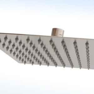 REGADERA ULTRA DELGADA CUADRADA DE 8” X 8 “ SIN BRAZO