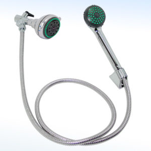 REGADERA TELÉFONO DE 3 1/4”Ø CON 5 FUNCIONES