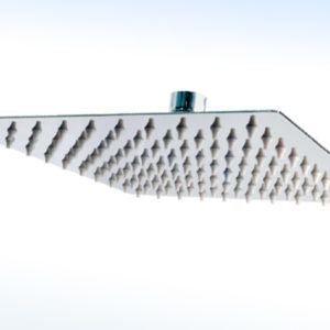 REGADERA ULTRA DELGADA CUADRADA DE 8” X 8“ SIN BRAZO