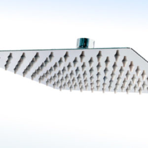 REGADERA ULTRA DELGADA CUADRADA DE 10” X 10“ SIN BRAZO