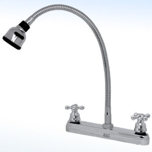 MEZCLADORA PARA FREGADERO CON PICO FLEXIBLE