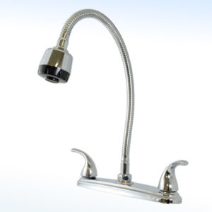 MEZCLADORA PARA FREGADERO CON PICO FLEXIBLE