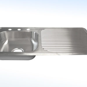 TARJA CON ESCURIDERO DERECHO 100 X 50 cms PROFUNDIDAD 15cms CONTRA 4”Ø