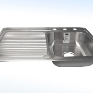 TARJA CON ESCURIDERO DERECHO 84 X 56 cms PROFUNDIDAD 15cms CONTRA 4”Ø