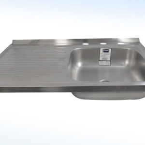 TARJA CON ESCURIDERO IZQUIERDO 75 X 48 cms PROFUNDIDAD 15cms CONTRA 2”Ø