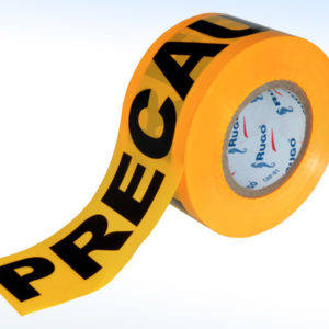 CINTA DE ADVERTENCIA PRECAUCION 0.04MM X 76MM X 300MT