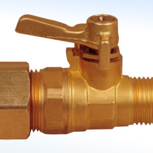 VALV.PASO P/COBRE 1/2 COMP X 3/8 FLARE